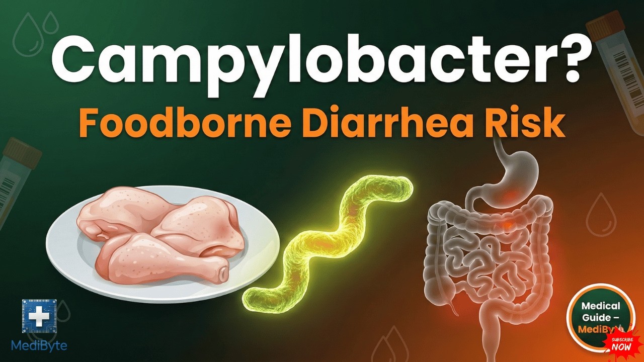 What is Campylobacter? The Hidden Foodborne Bacteria Behind Severe Diarrhea | MediByte