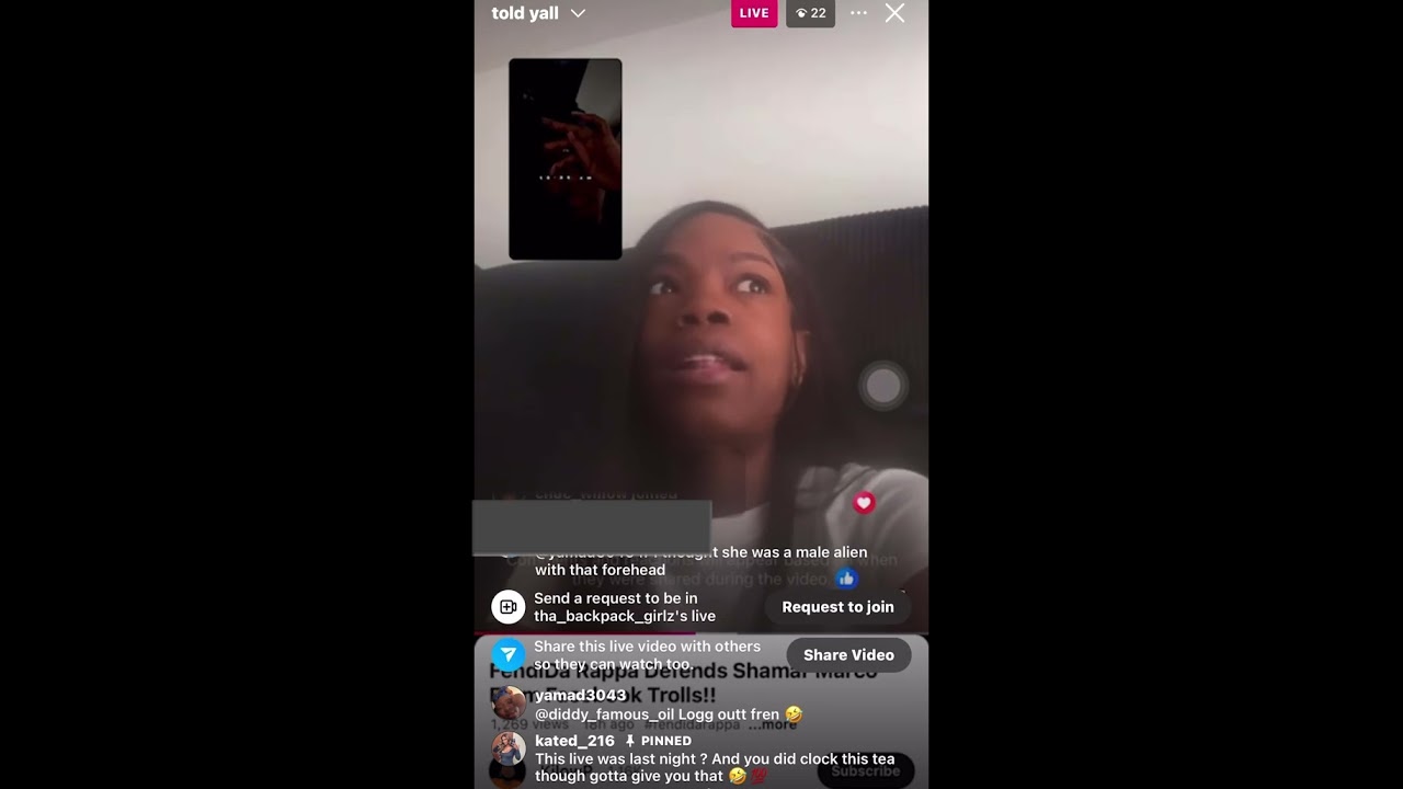 Oop Kay Responding to Fendi’s Live x Label Definitely told Shamar stop with the Gay Stuff 🫣