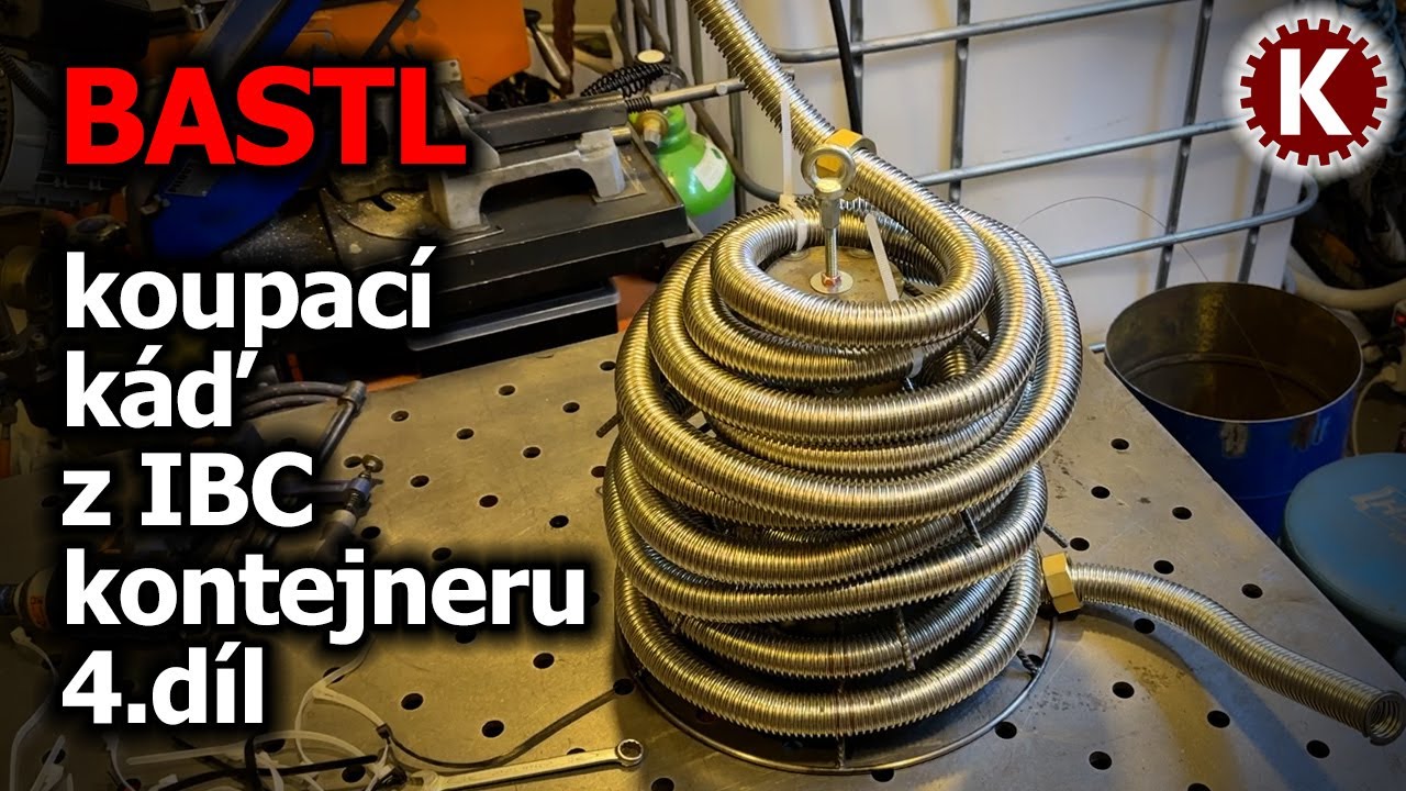 KOUPACÍ KÁĎ Z IBC KONTEJNERU - 4.díl - výměník tepla