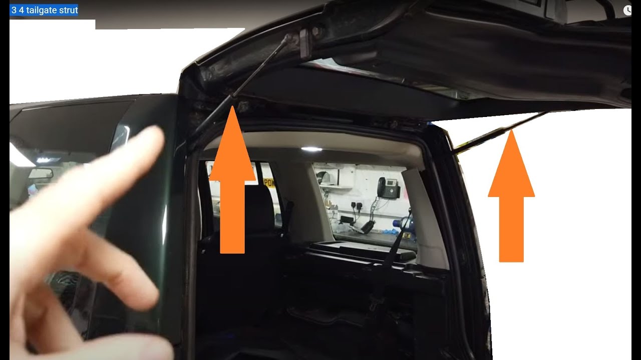 How To Replace Land Rover Discovery 3 4 tailgate gas strut trunk