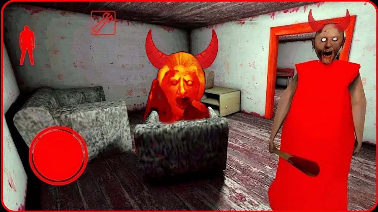 Granny Game Horror Escape Gameplay 🤯😎 | Red Granny 