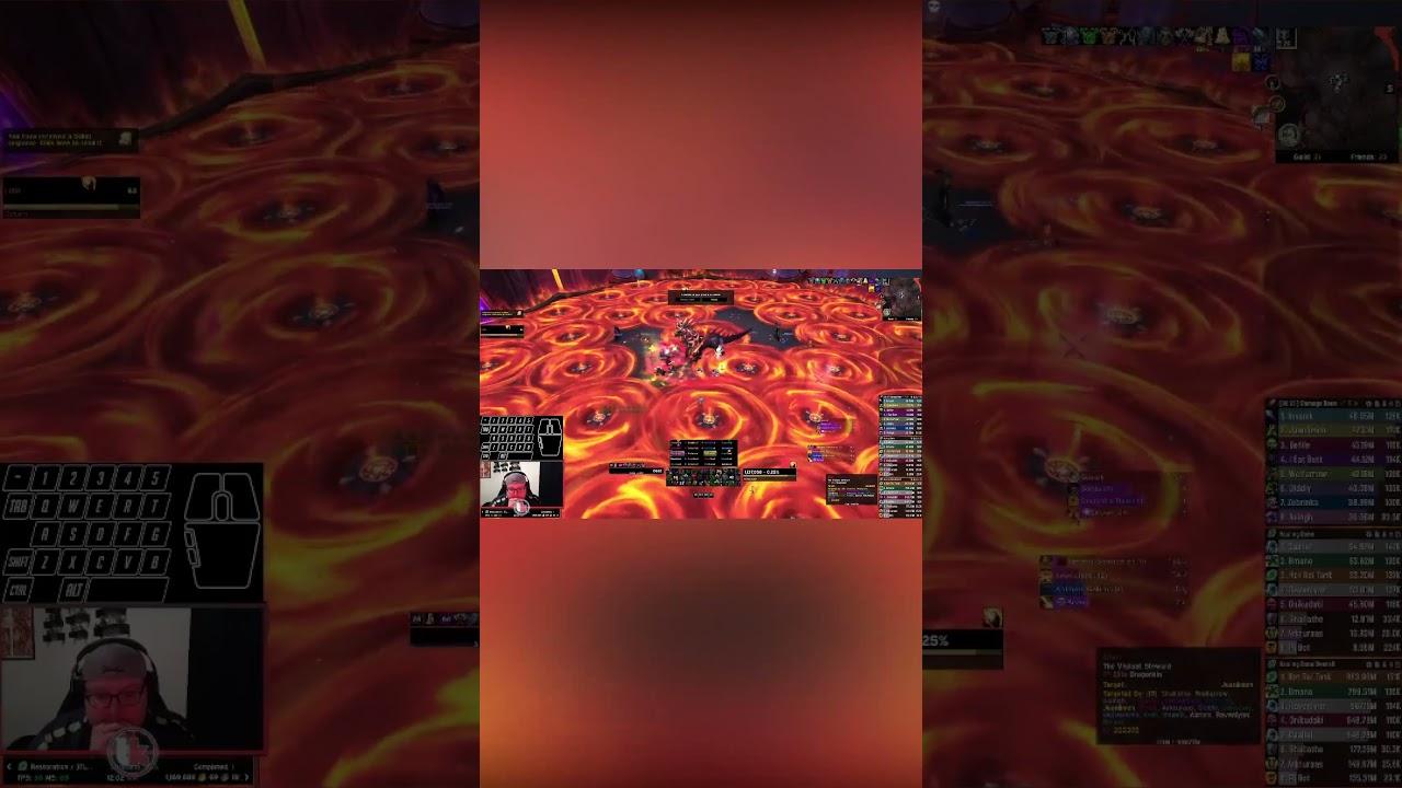 Zskarn Down #shorts  #druid #mythic #worldofwarcraft #zskarn #healer