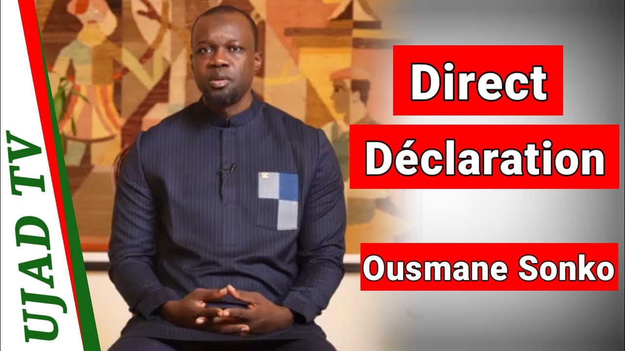 🛑 Urgent: Statement from Ousmane Sonko on the current situation in the country!