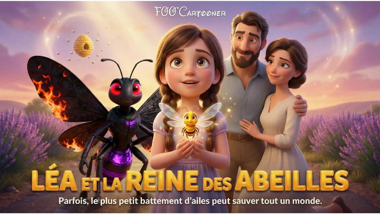 🎬 LÉA ET LA REINE DES ABEILLES - Épisode 1 (Animation magique) 🌟🍯