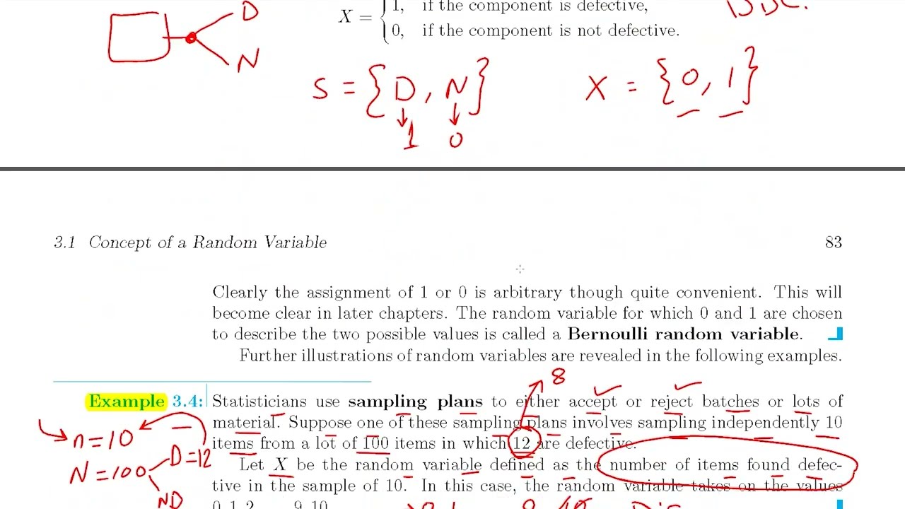 3.2.1 Discrete Probability Distribution And Example 3-8