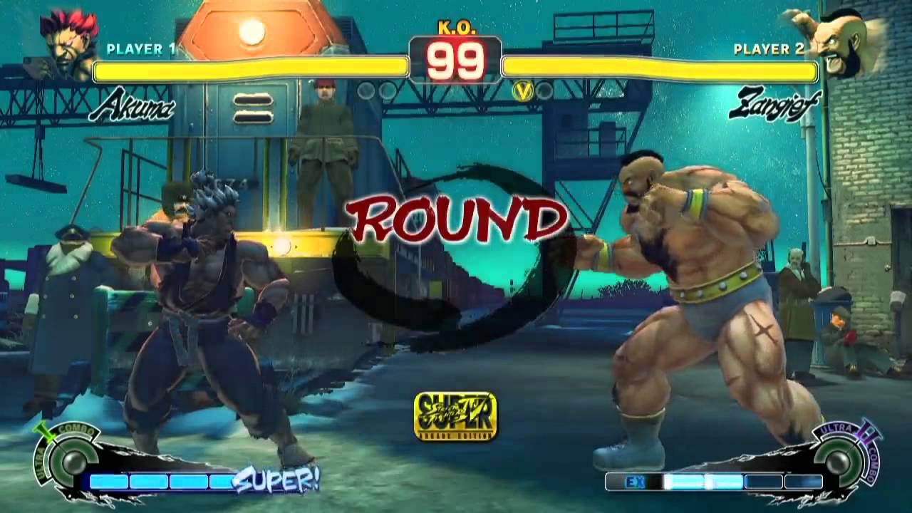 110716 CKC SSF4AE 최강자전 Invitational Match-1 tokido77(Akuma) vs Jinwoo(Zangief)