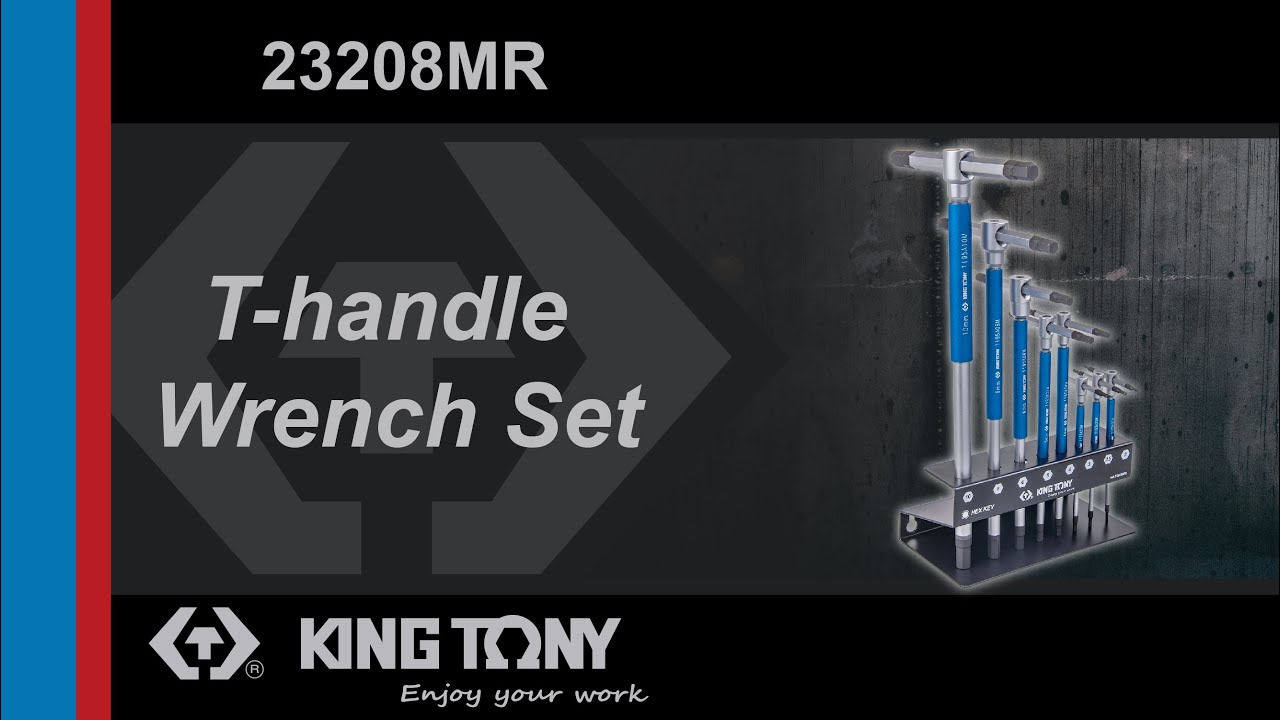 KING TONY-23208MR-T-handle Wrench Set