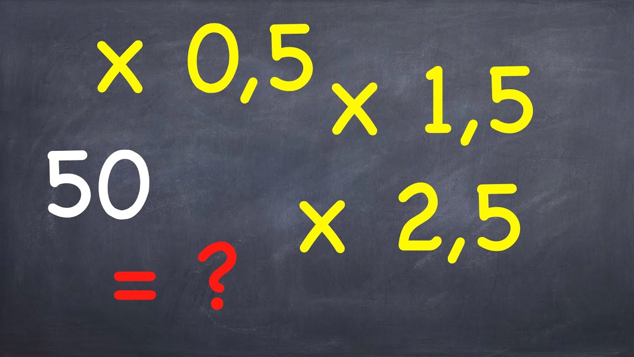 Multiplier facilement par 0,5 ; 1,5 ou 2,5