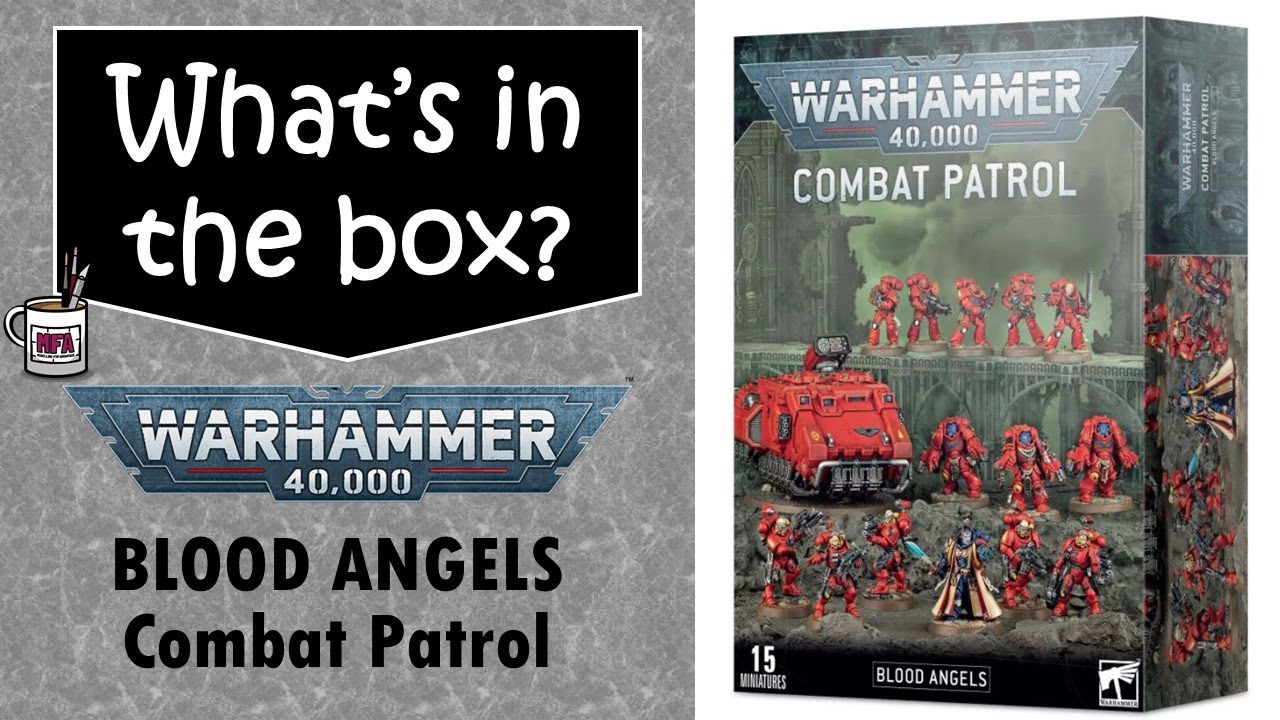 Распаковка и обзор боевого патруля Кровавых Ангелов — Warhammer 9th edition