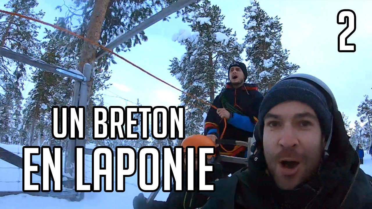 LAPONIE : UNE COURSE DE TRAINEAU AVEC DES RENNES !