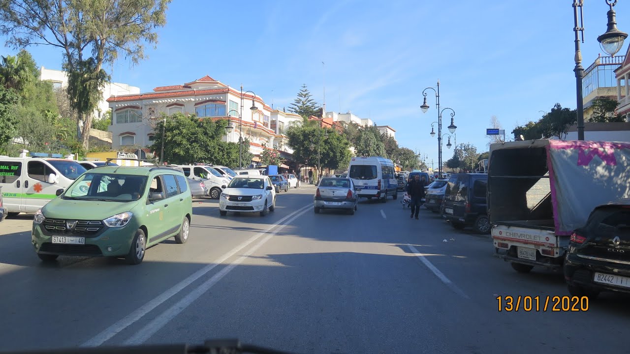 من حي السواني الى حي بلاصا طورو طنجة 13 01 2020 morocco tangier‬‏