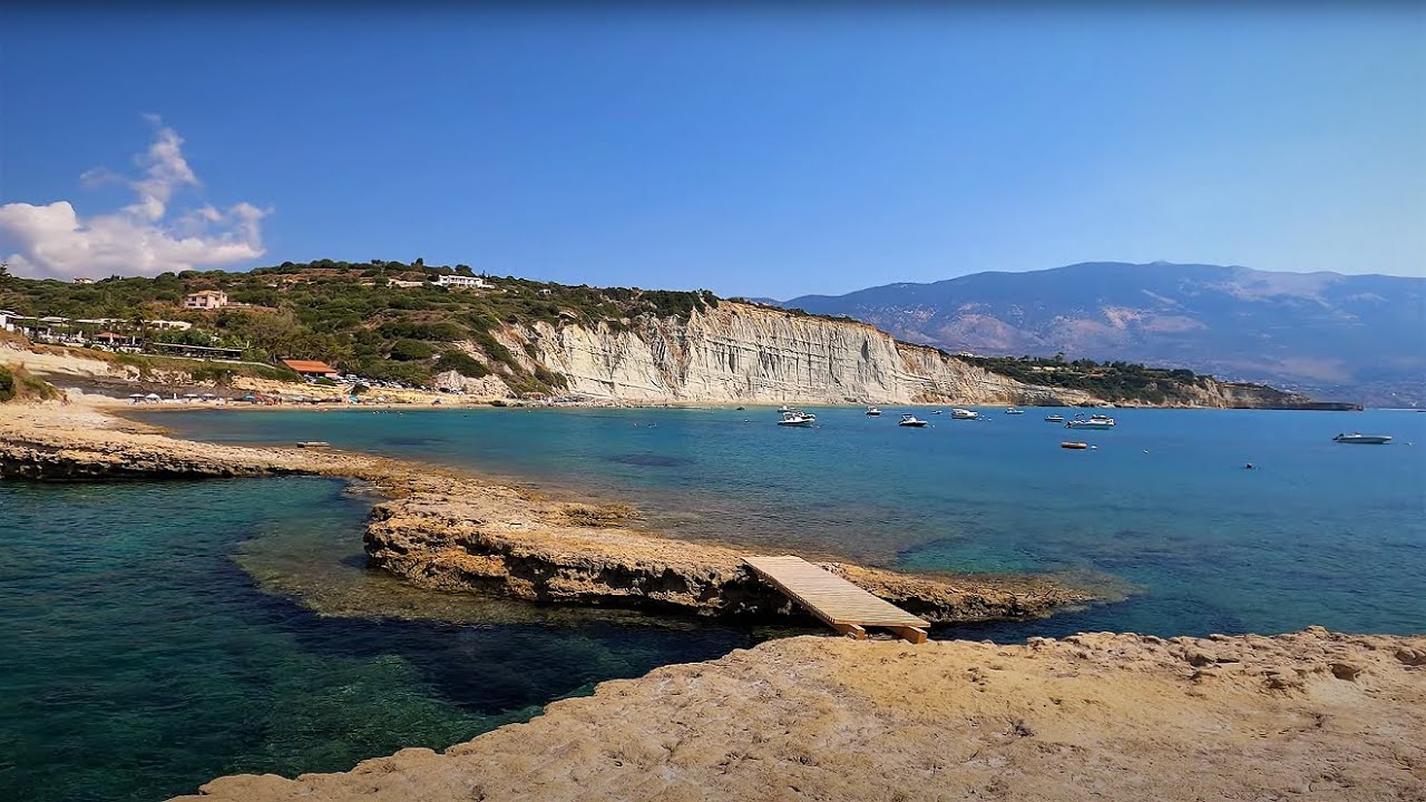 Xatzokli, Klimatsias, Spartia | Kefalonia | Impressive geological plate impact point above sea level