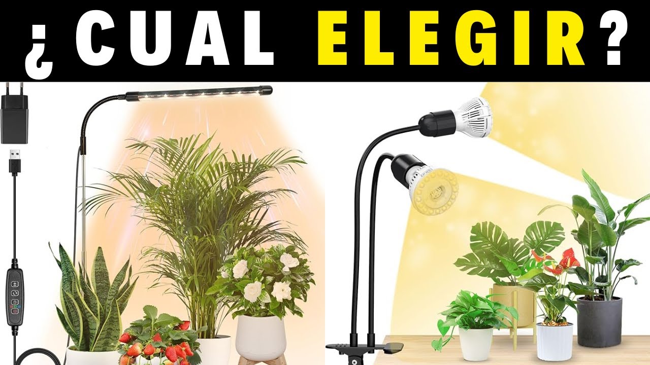 👉 Las 7 MEJORES L&Aacute;MPARAS DE PLANTAS de 2025 🌱💡 L&Aacute;MPARAS DE CULTIVO INTERIOR