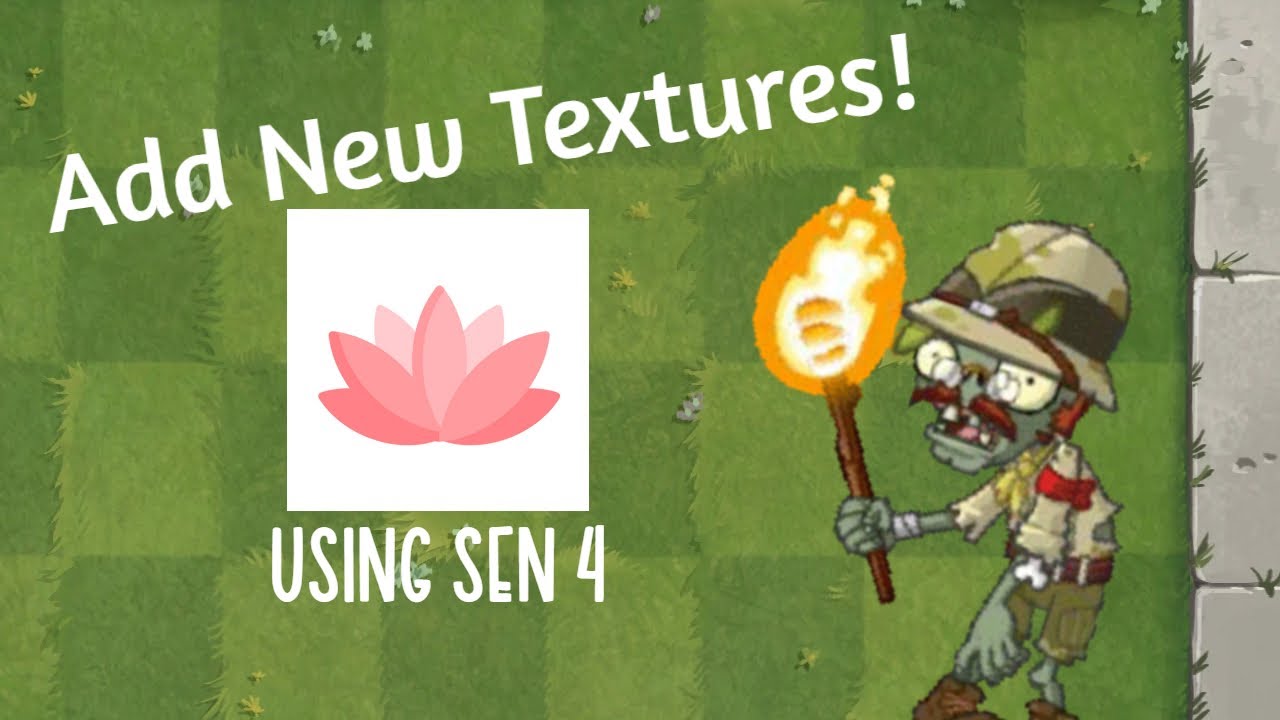 PVZ2 Modding: How to add your OWN PLANT OR ZOMBIE Texture to the game using SEN 4!
