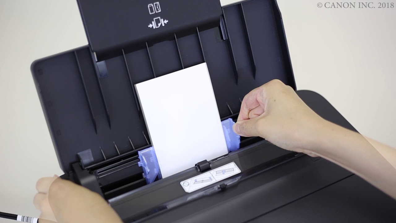 Chargement du papier : réceptacle arrière (TS700 series)