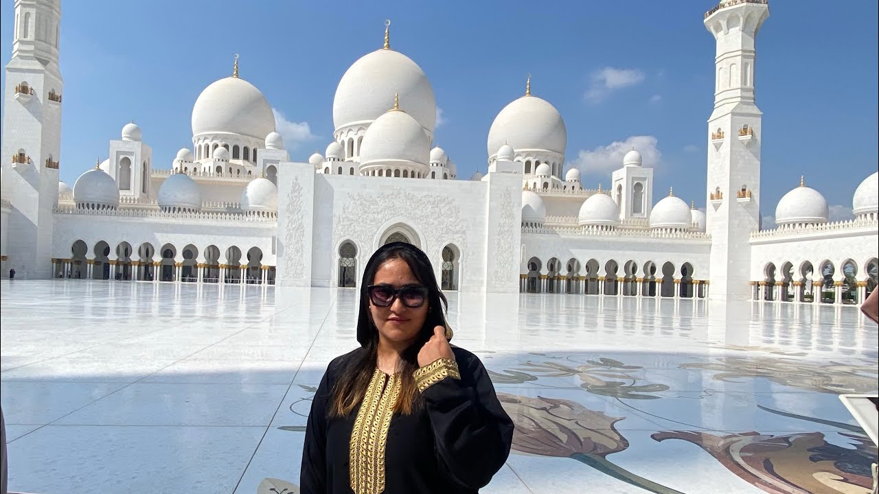 Abu Dhabi mosque visit | Nepali