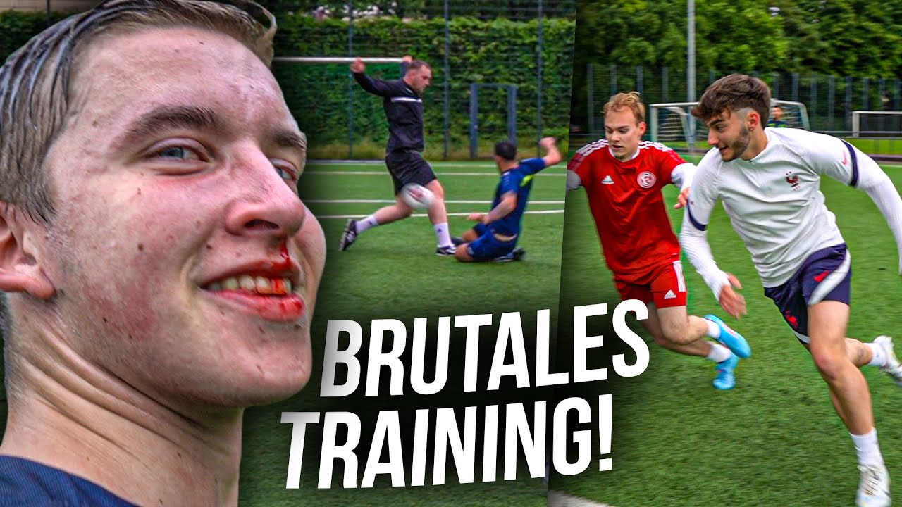 KREISLIGA TRAINING mit NEUEN SPIELERN endet BLUTIG...