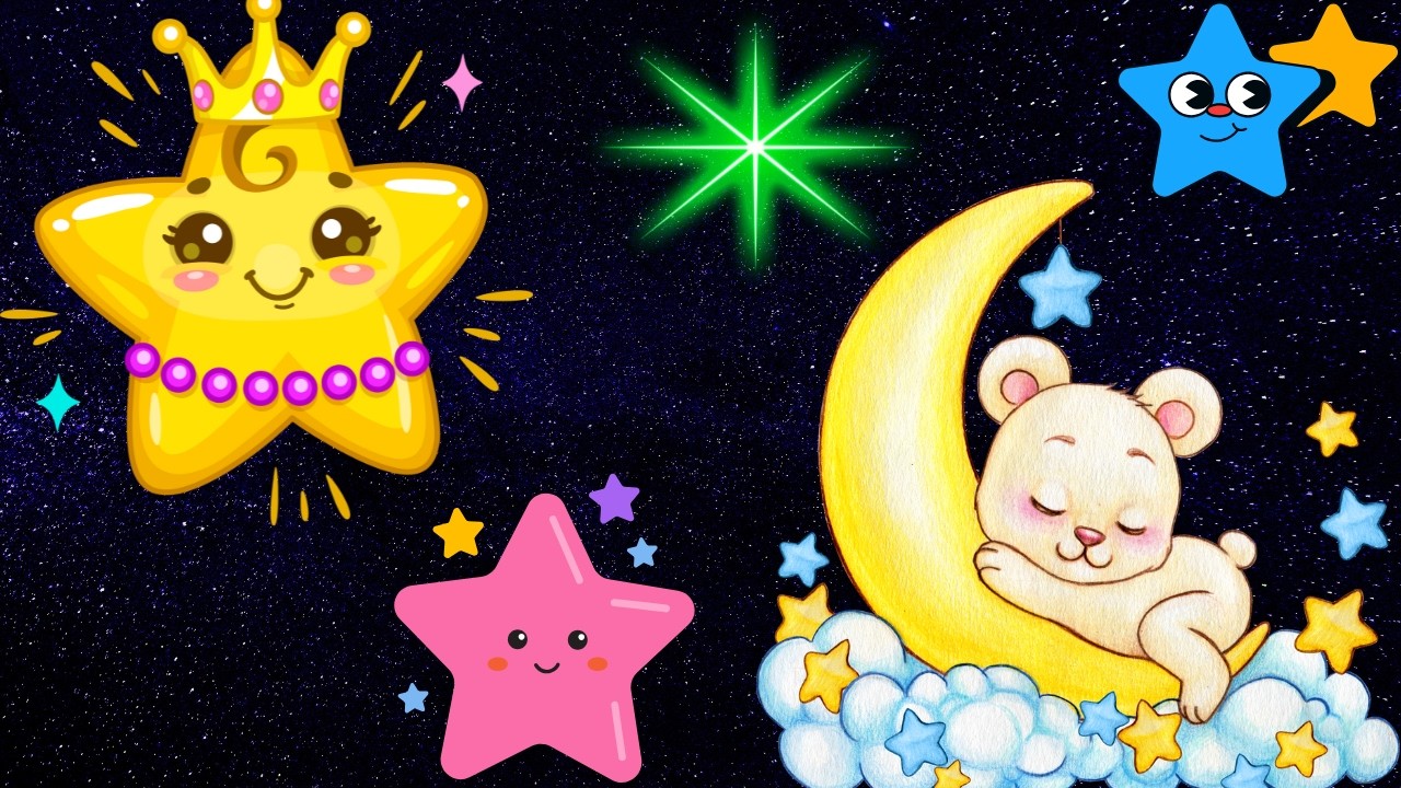 ✨Twinkle Twinkle Little Star 🌙 | Best Nursery Rhyme | Calming Lullaby 4 babies & toddlers