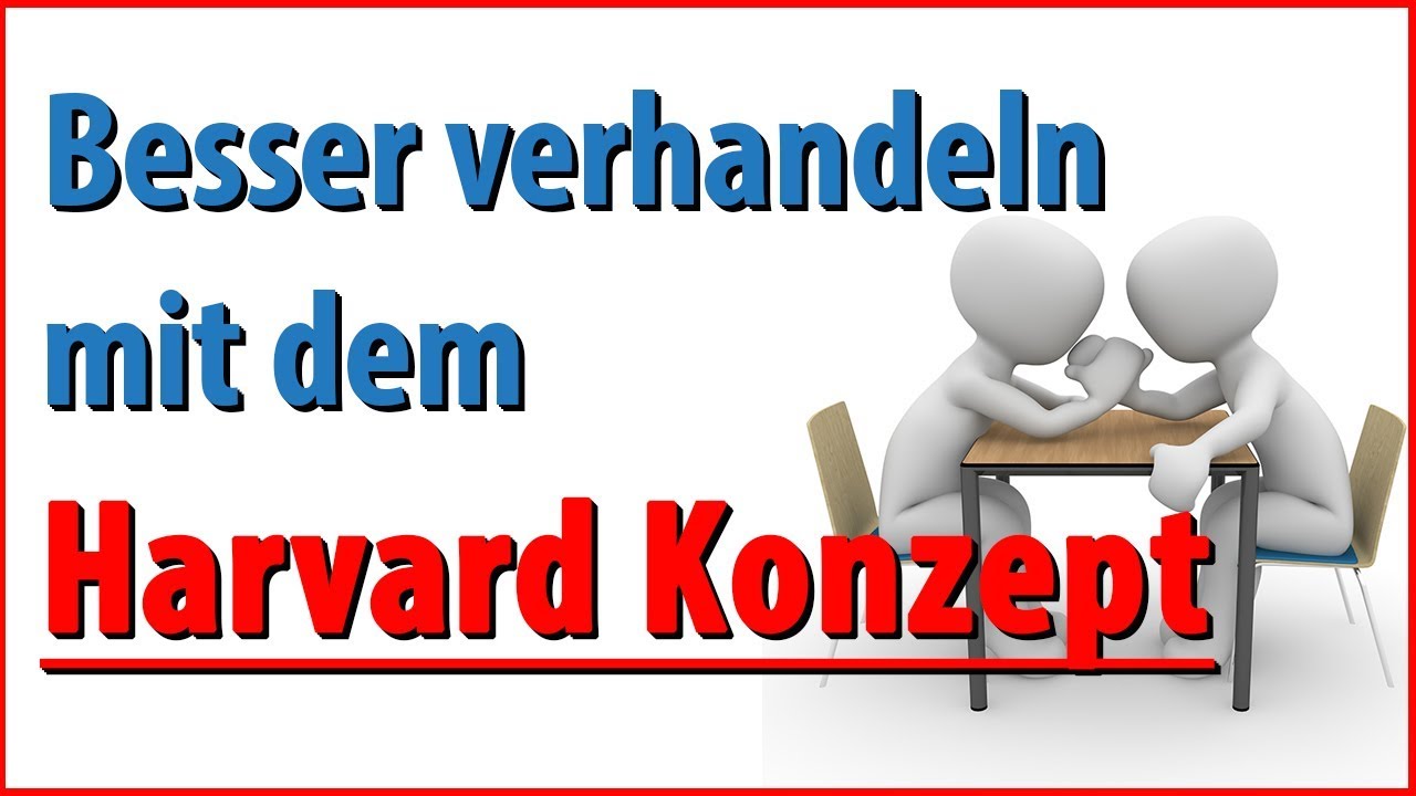Das Harvard Konzept - das erfolgreichste Verhandlungskonzept // Dr. Florian Pressler