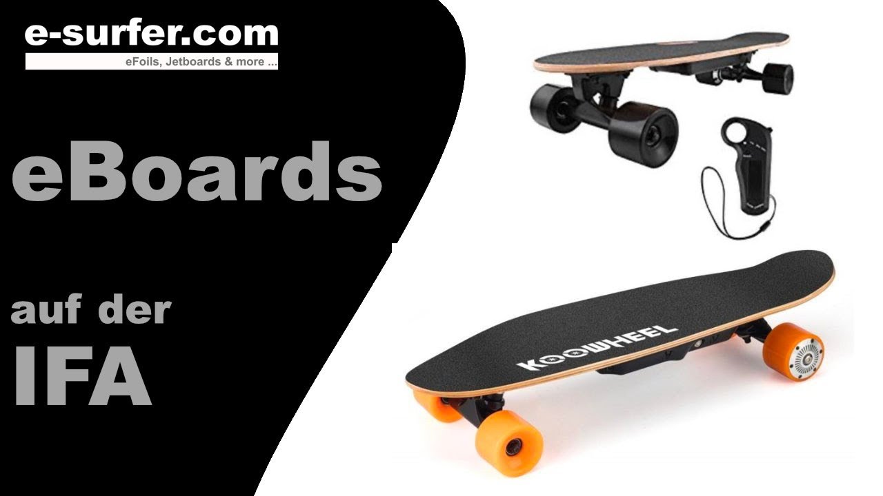 Elektro Skateboards auf der IFA