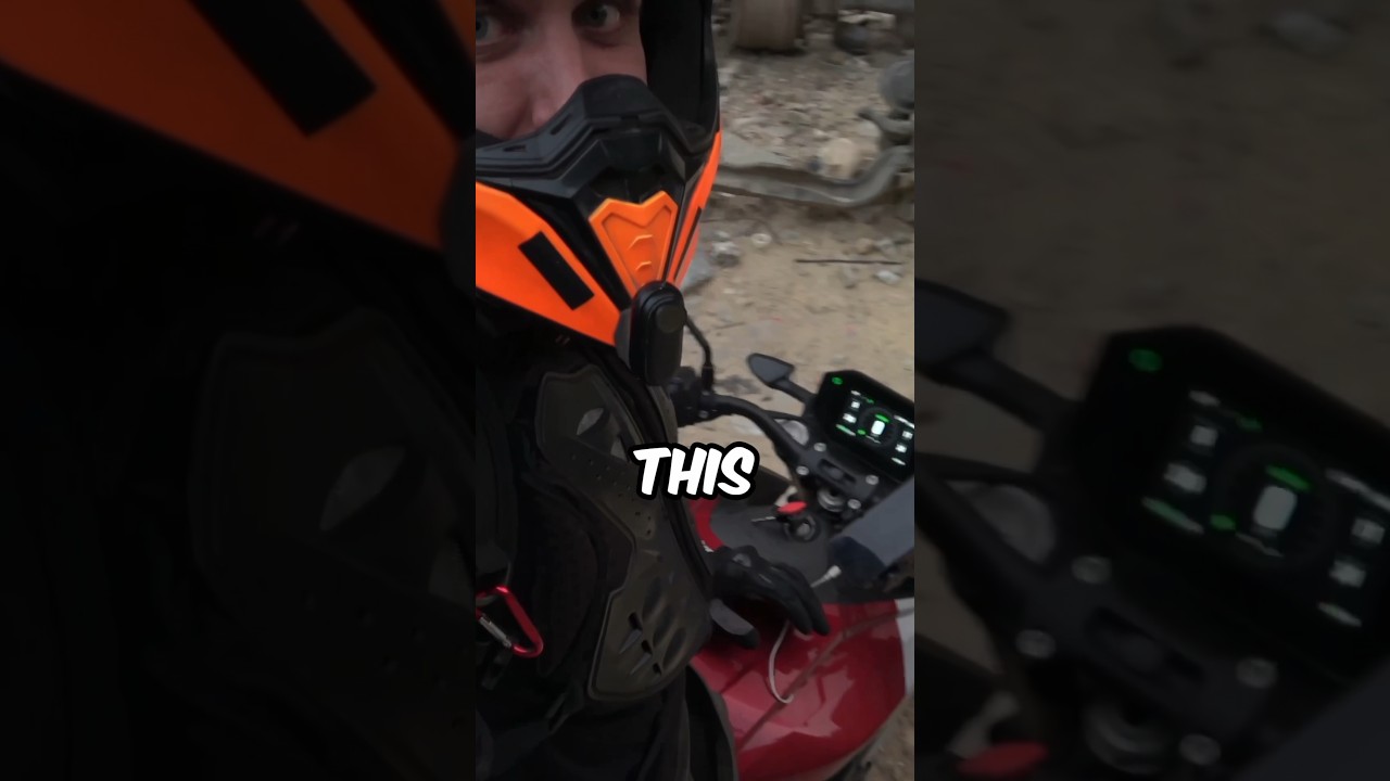 Are you ready for this? NO!😳 #nepal @MarcTravels #electricmotorcycle #eve #adventure