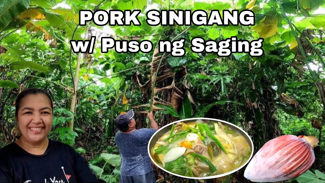 Sangkutsa | Pork Sinigang w/ Puso ng saging vlog856
