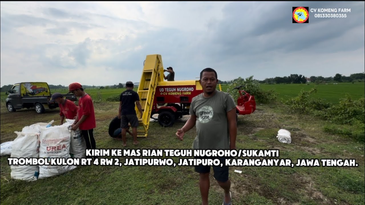 Mesin Pemipil Jagung CONVEYOR 30 Hp Stater JIANG FA. CV KOMENG FARM 