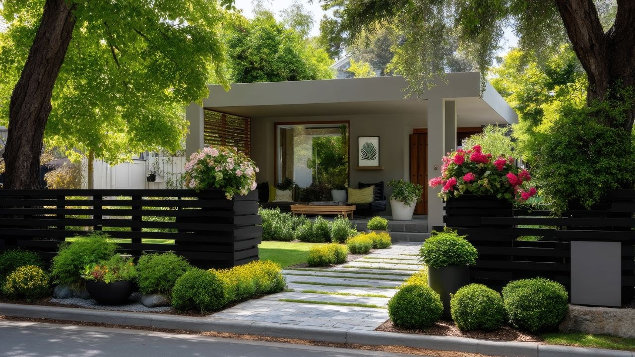 Front Yard Makeover Magic 🌿 | Tiny Garden Transformation with Japanese Zen & Balinese Touches