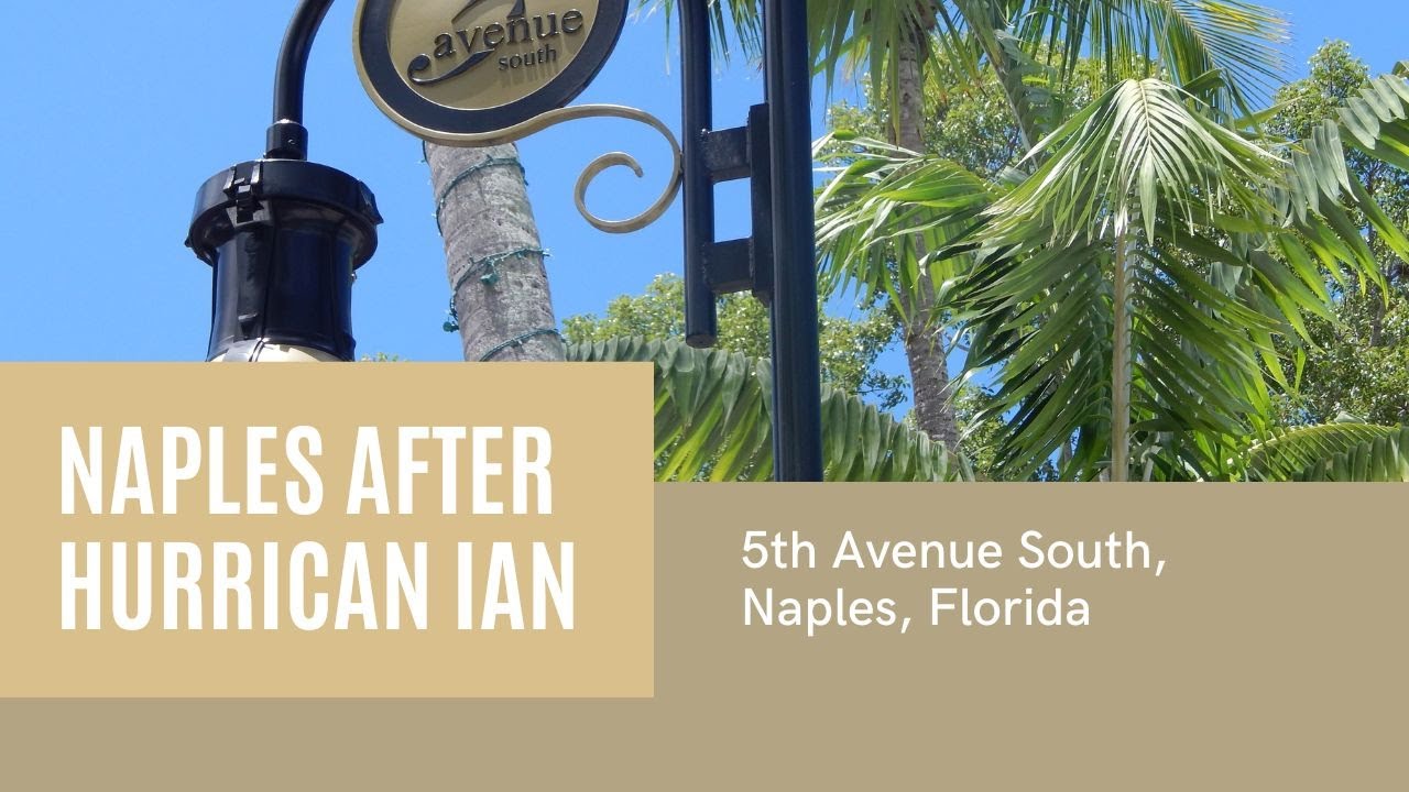 5th Ave South, Naples, one week after Hurricane Ian