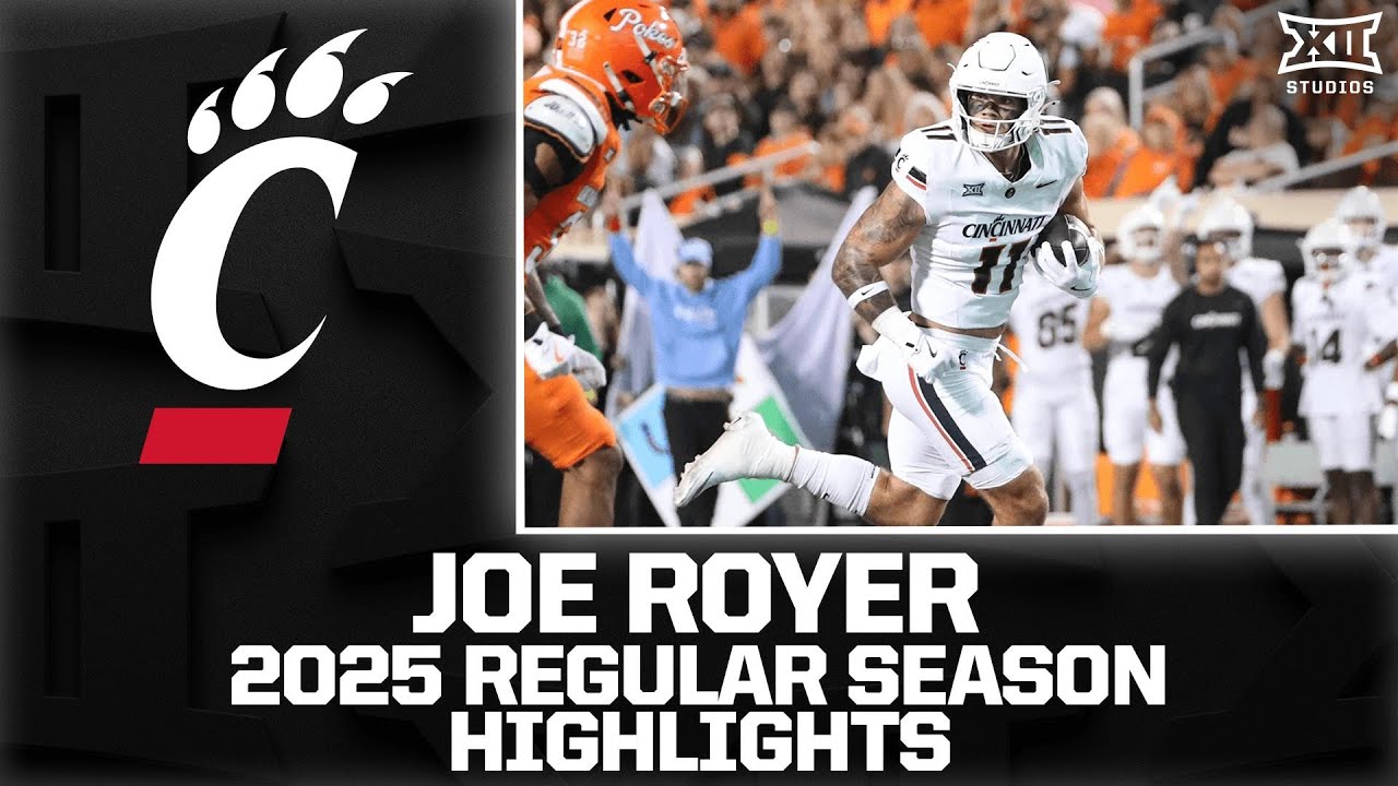 Joe Royer Regular Season Highlights | 2025 Big 12 Football