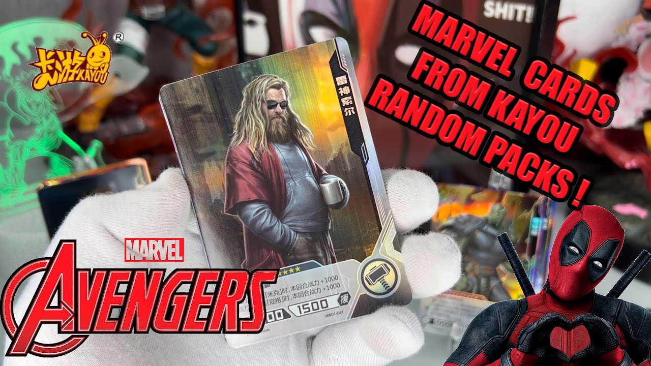 MARVEL CARDS FROM KAYOU !!!  / КАРТЫ ПО МАРВЕЛ !!!