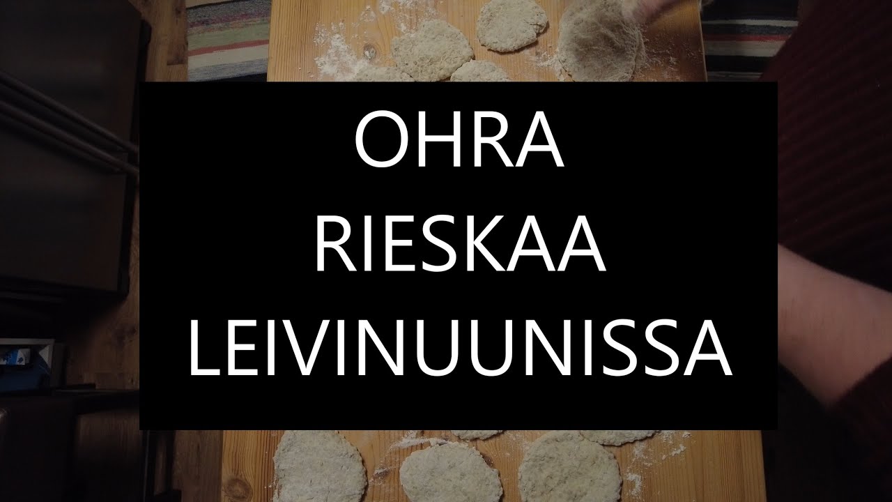 Ohrarieskaa leivinuunissa. #ohra  #rieska  #villisika #puutarha