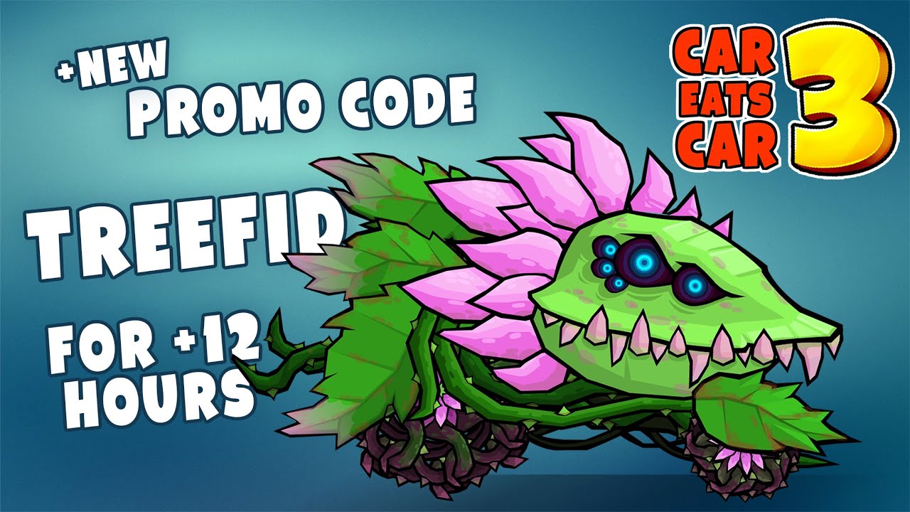 Car Eats Car 3 - Entering the promo code (TREEFID for 12 hours)