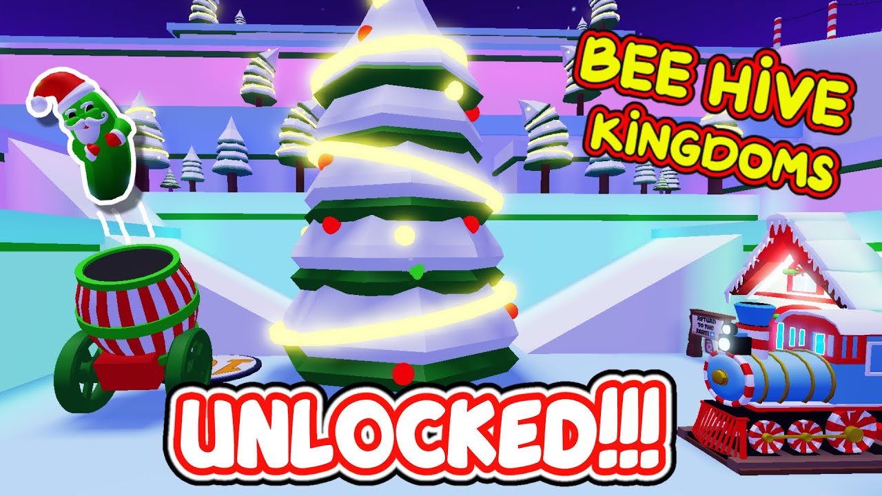 UNLOCKING Christmas Kingdom in Bee Hive Kingdoms