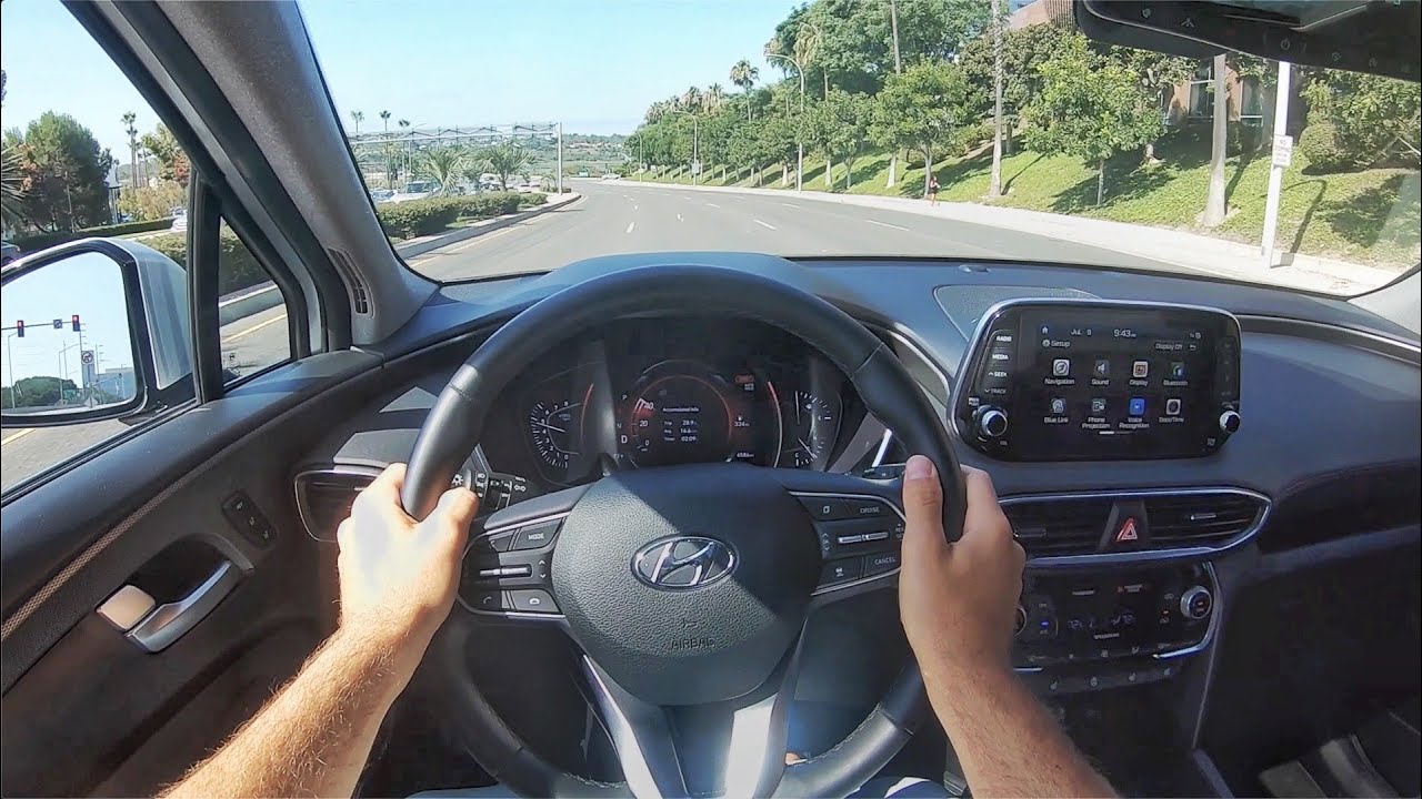 2020 Hyundai Santa Fe Limited 2.0T FWD POV Test Drive (3D Audio)(ASMR)