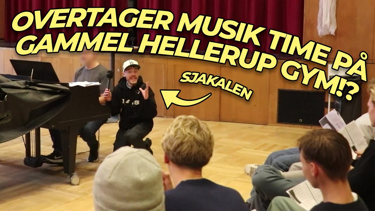 SJAKALEN PÅ GAMMEL HELLERUP GYMNASIUM! (CRASHER UNDERVISNING)