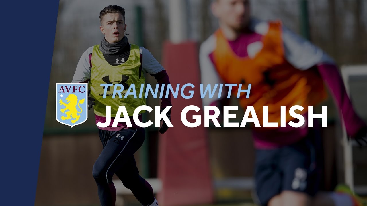 Training with Jack Grealish