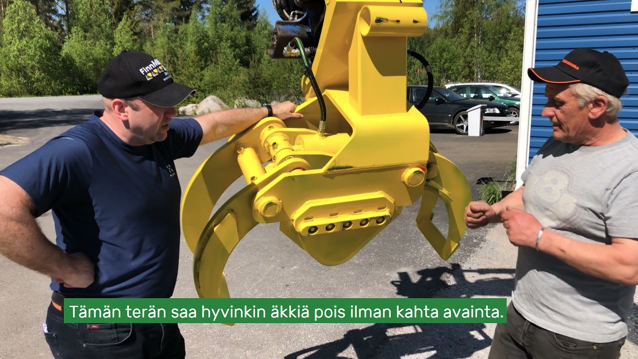 Kaivinkoneen energiakoura
