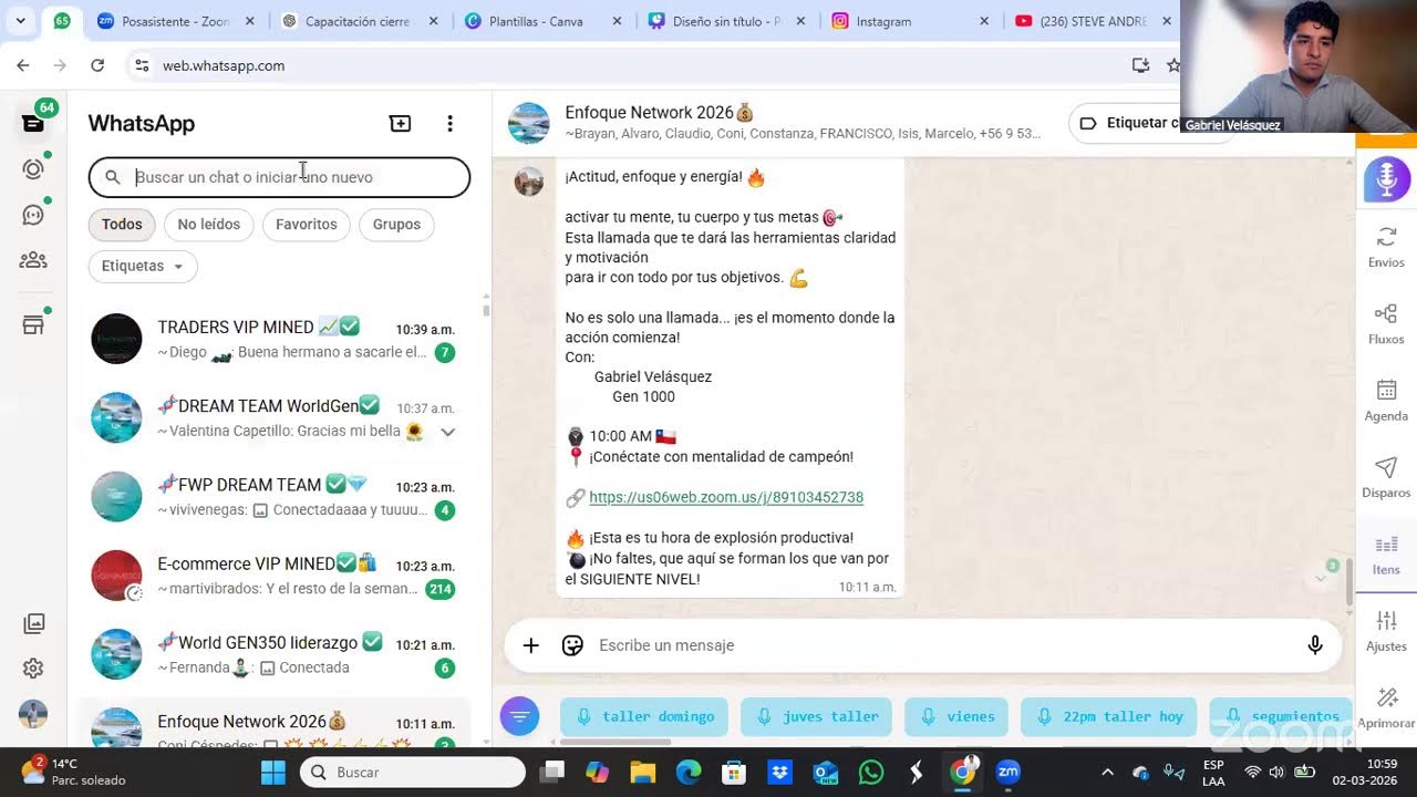 Hora de fuerza 10 am