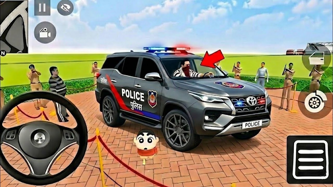 🤑Indian Thift Auto Simulator🤩Indian Showroom Purchase😯Modified Toyota Police Car And Bike🥳Game