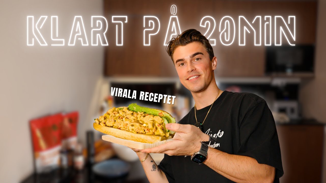 PROTEINRIK KYCLKLING-CURRYRÖRA I BAGUETTE | KLART PÅ 20MIN