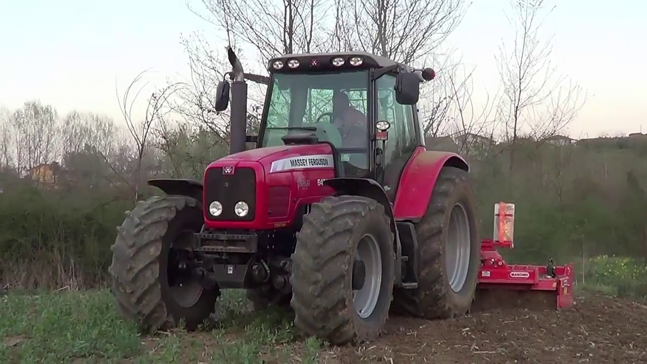 [Preparazione terreno 2017] Massey Ferguson 6480 / Maschio 4 mt.