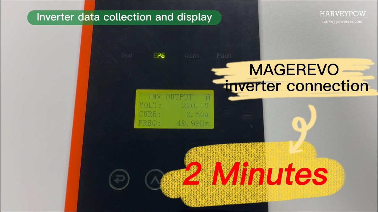 HARVEYPOW Lithium Battery & MAGEREVO  Inverter Connection Tutorial