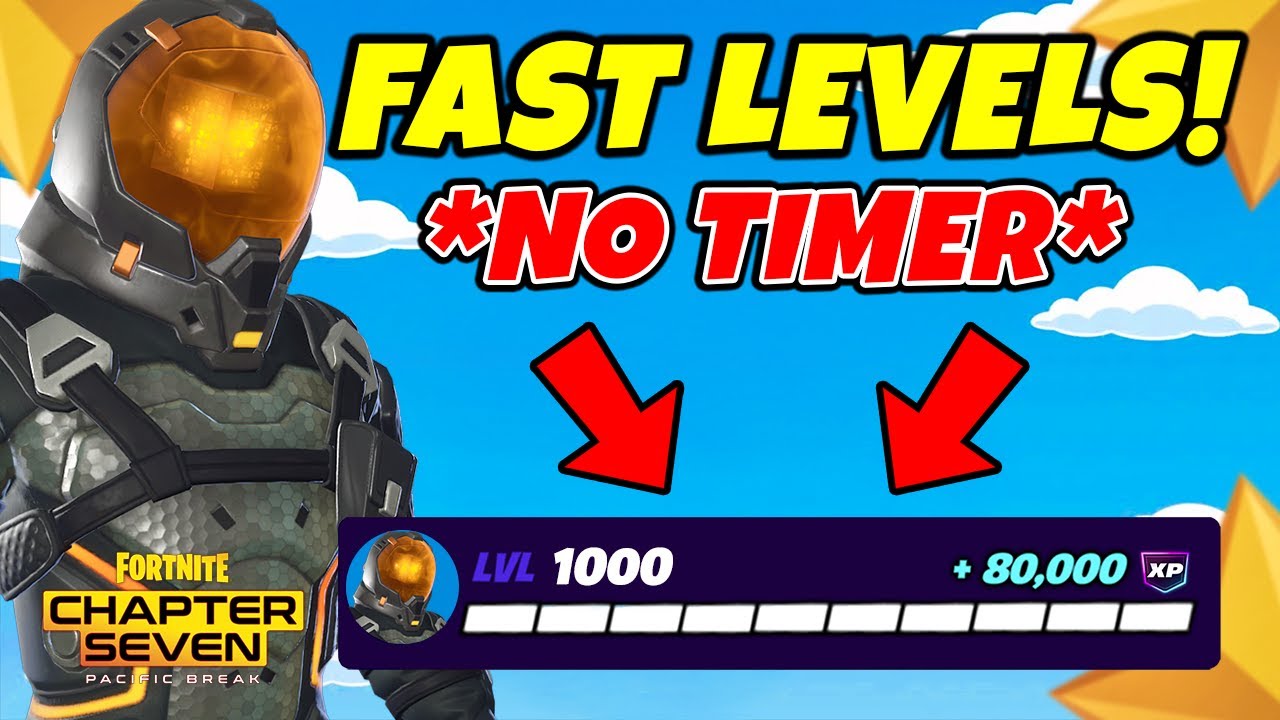 NO TIMER Fortnite XP MAP to LEVEL UP FAST in Chapter 7 (Earn XP)