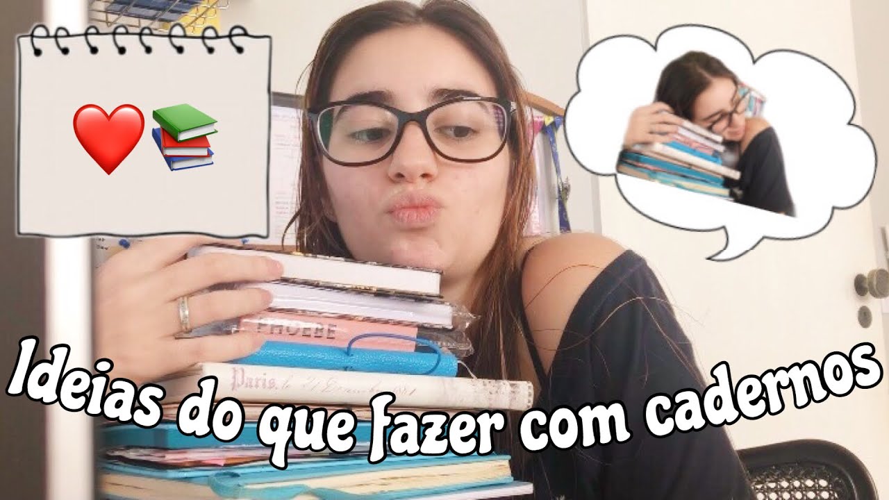 12 Ideias do que fazer com cadernos em branco