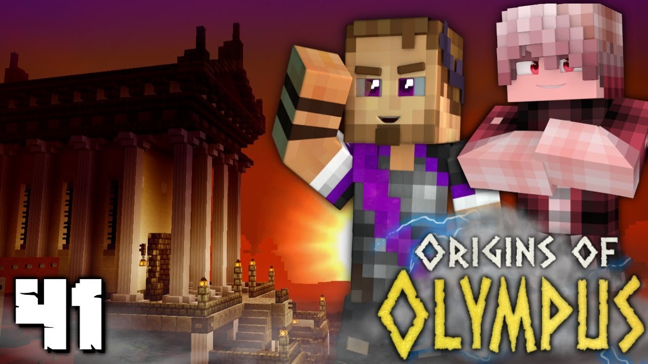 Origins of Olympus: LIBRARY OF THE UNDERWORLD! (Percy Jackson Minecraft Roleplay SMP)