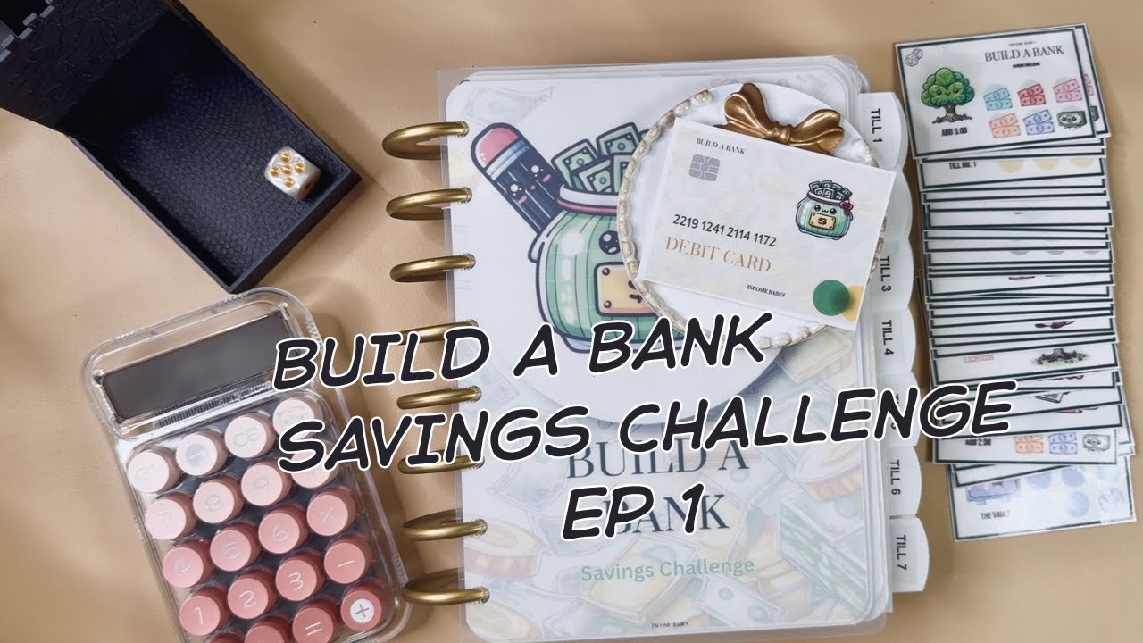 BUILD A BANK SAVINGS CHALLENGE | WEEKLY CASH STUFFING #savingschallenge #cashstuffing #savings