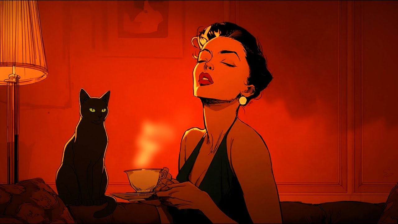 Nostalgic Retro Jazz – 1940's saxophone Noir jazz