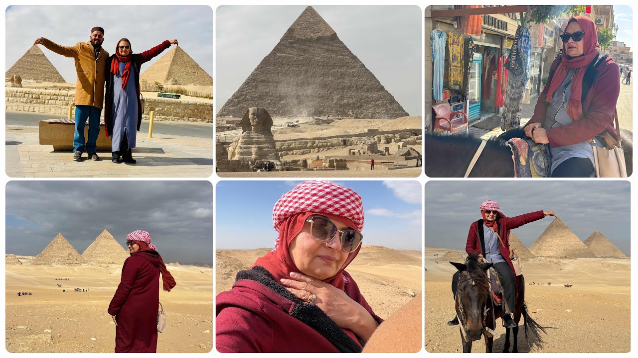 Exploring the Pyramids of Giza || Egypt Travel Vlog 🇪🇬