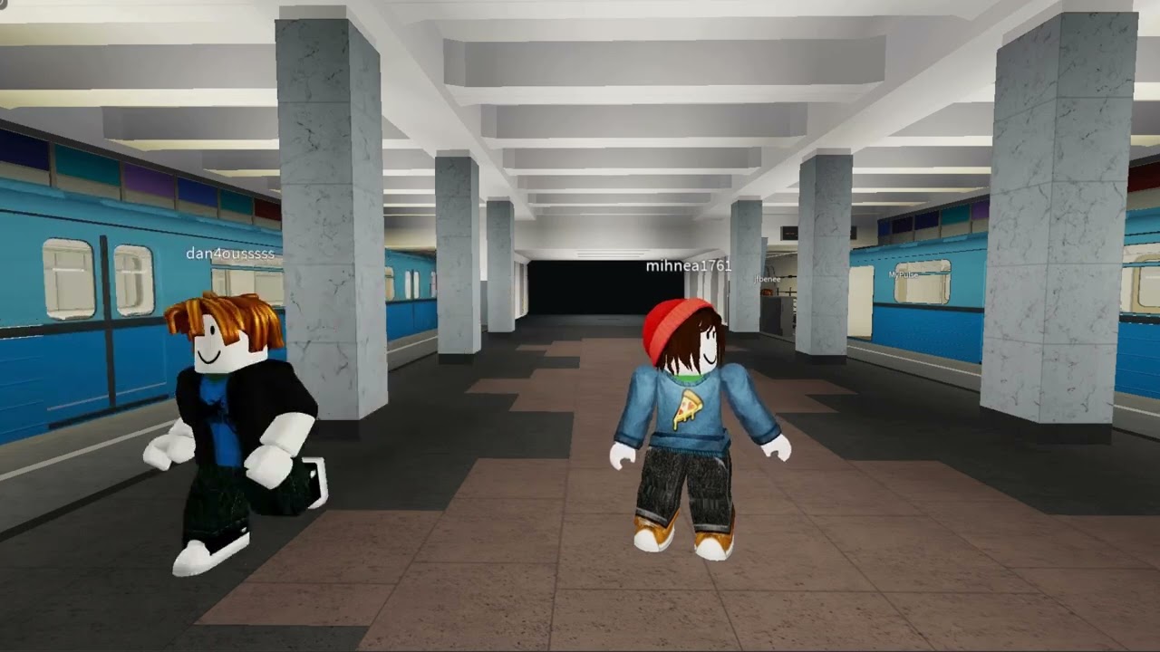 Fun Roblox Automatic Moscow Metro train Game for kids!
